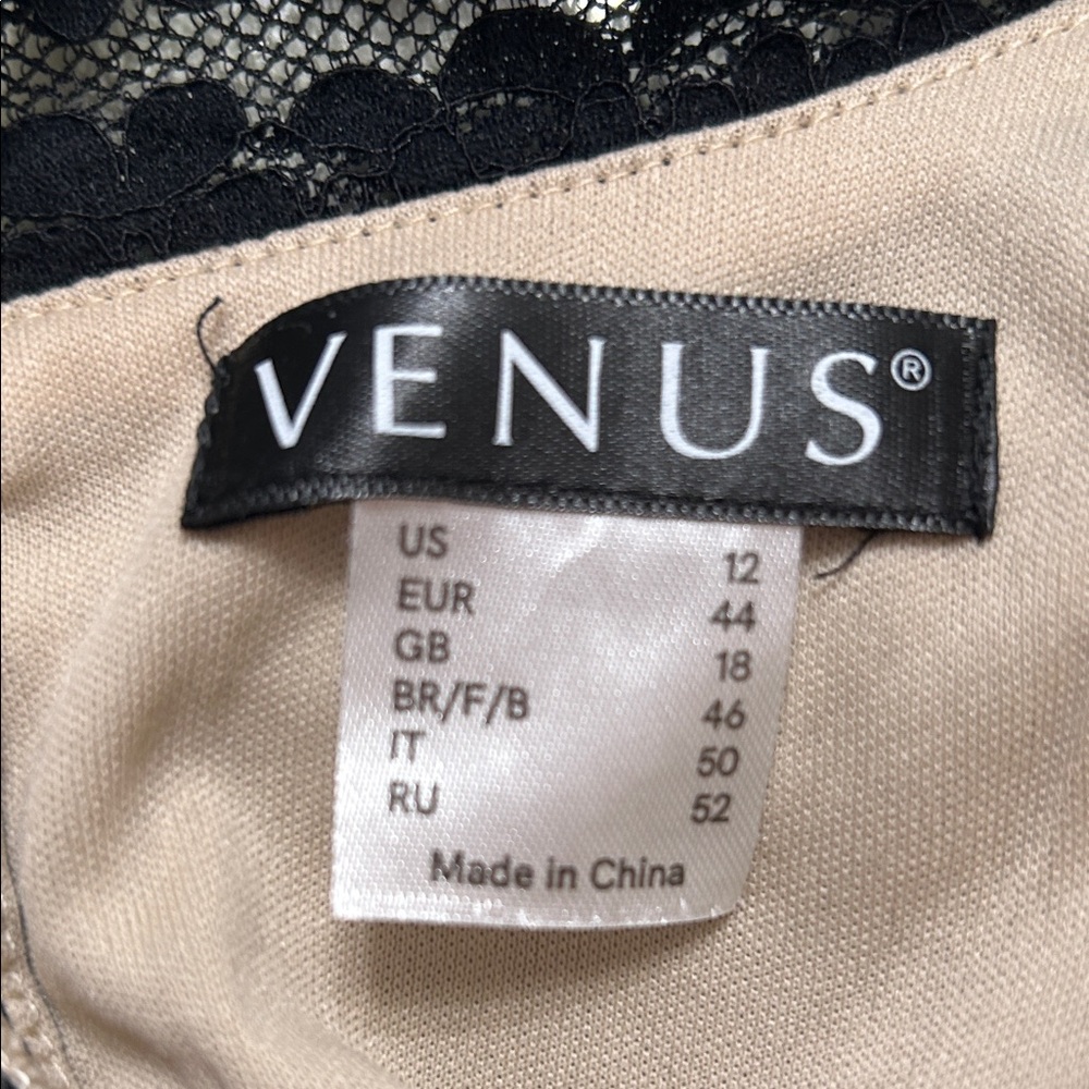 VENUS Black High Low Lace Dress - Picture 8 of 16